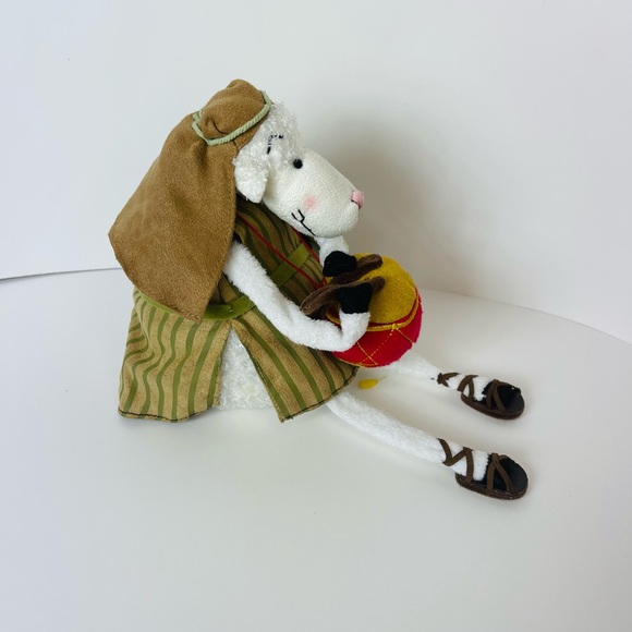 Dayspring Really Woolly Zeb Eli Sheep Plush Stuffed Animals Christmas Lamb Drum - Picture 4 of 5